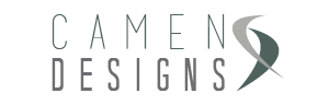 Camen Designs logo link.